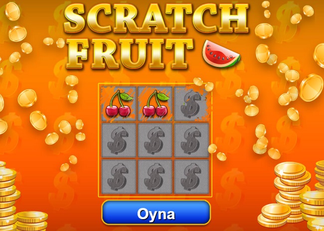 Meyveli Kazı Kazan, Yeni Kazı Kazan Oyunu, Scratch Fruit Kazı Kazan